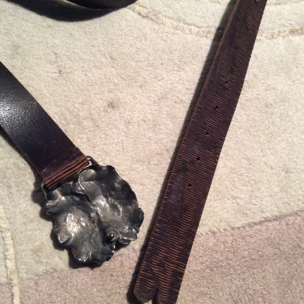 Leather Shell belt - Picture 2 of 4